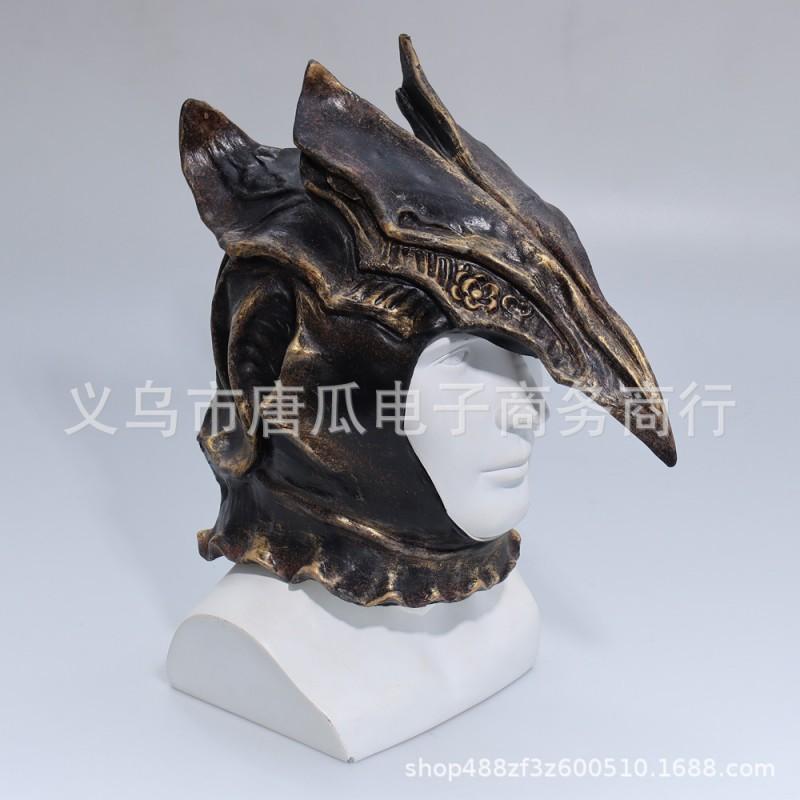Elden Ring Valkyrie Latex Mask Halloween Horror Cosplay Costume Prop