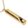 Stress Anxiety Relief Breathing Necklace Stainless Steel Meditation Whistle Necklace for Men Women