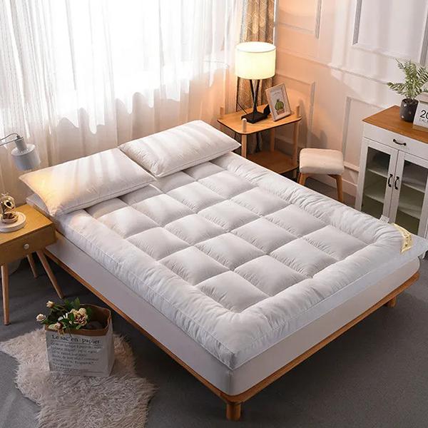 WTEMPO Solid Color Soft Thickened Cotton Mattress Cushion Home Tatami Double-sided Bed Mattress Quilts Warm Winter Single Student Dormitory Mattress