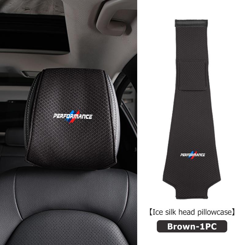For BMW E36 Car Seat Headrest Cover Cushion Neck Pillow Protector Pad For BMW X1 X3 X4 X5 X7 G20 G38 F20 F39 F48 E46 E60 E36 E39
