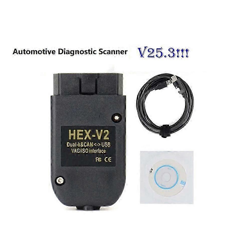 Nuovissimo FT232 V25.3 Strumento Scanner VAG Cavo VAG KKL VCDS Cavo Diagnostico OBD2 Scanner OBD2 HEX V2 VAGCOM, Tedesco