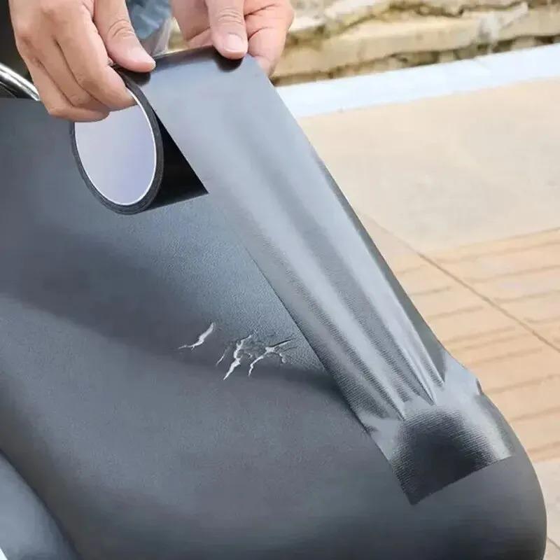 Selbstklebendes, verschleißfestes Leder-Reparaturband mit hoher Viskosität für Sitz, Sofa, Handtaschen, Möbel, Schuhe, Kissen, Reparatur-Flicken