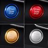 For  A4 A5 B9 B8 BT A7 C7 4GB Q5 8R Auto Engine Start Stop Push Button Cover Ignition Ring Decoration Car Accessories