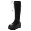 Retro British Style Long Martin Boots Will Be Popular In Autumn and Winter 2025, Fashion Trend, Thick Bottom Will Increase by 8 Cm, Cool Tide