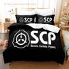 SCP bed sheet set funda nordica cama uk CN(Origin) Duvetcover&2pcs Pillowcase 100% Polyester 3D Print Yes 90gsm