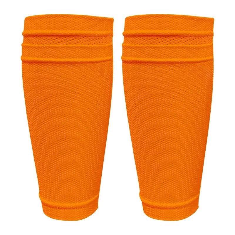 Men's Double Layer Breathable Mid-Calf Shin Guard Football Socks Set