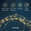 MUMUXI 20 Pack 3.3ft Fairy String Lights Battery Operated, Mini LEDs for Party Wedding Centerpiece Decorations, Crafts, Mason Jar Firefly Lights,