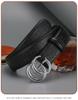 Men's Trendy G-Buckle Leather Belt (2025) - High-End Versatile Style for Young People