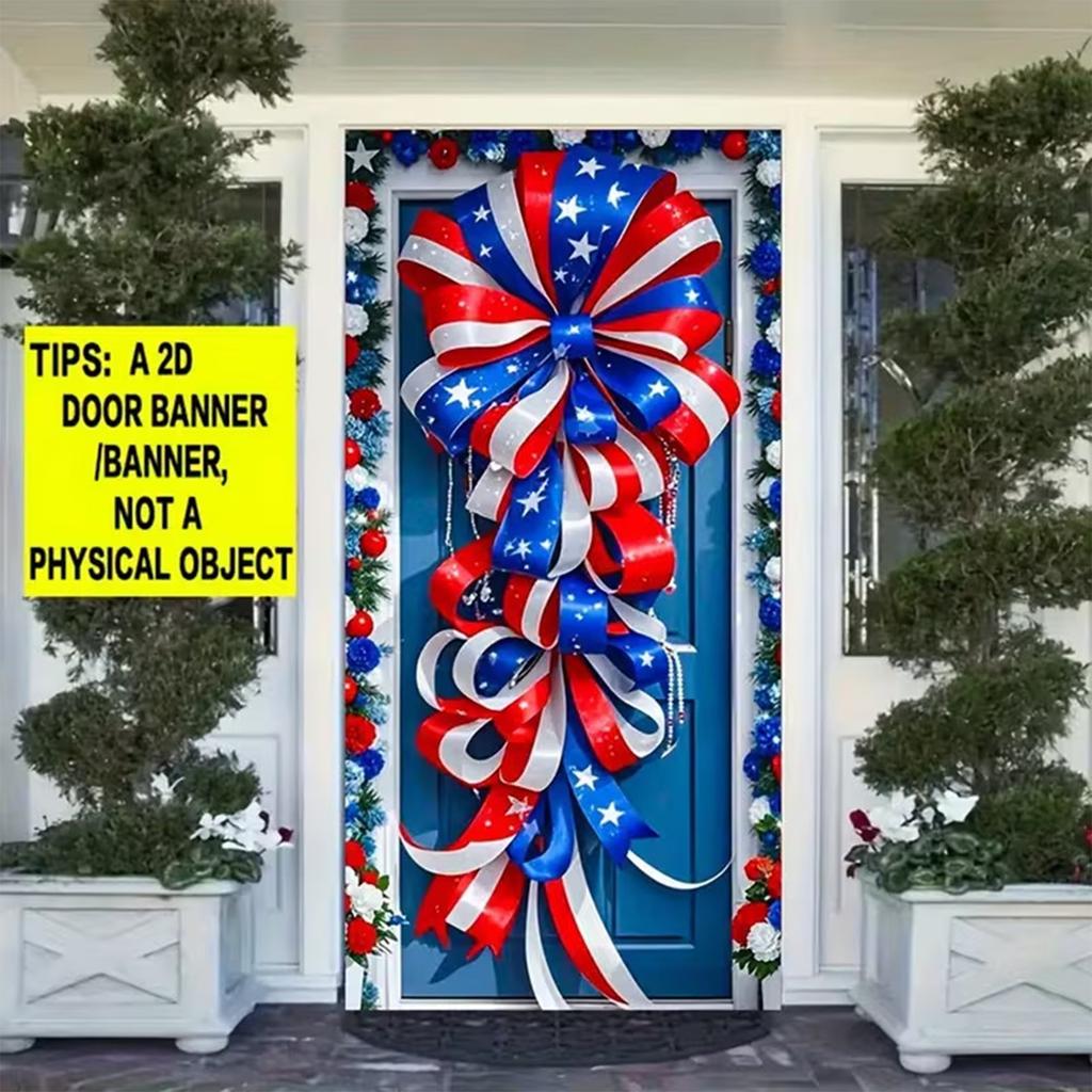 2D Independence Day Decoration Door Banner Party Supplies Decoration Banner