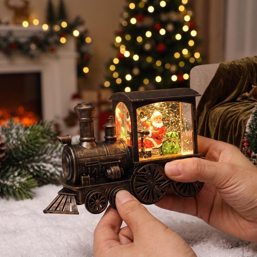 Weihnachtszug Lichtdekoration mit Warm für Feiertags-Heimdekor 1ml