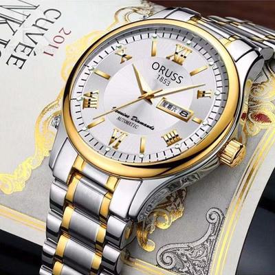 New TOP Brand Luxury Men's Watch With Box Waterproof Calendar Luminous Men's Quartz Watches
