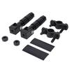 Runfarr Super 73 Foot Pegs with Bracket CNC Foot Rest Pedals Foot Pegs for Electric Bike Super 73 S1/S2/RX (Black)