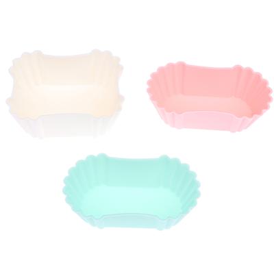 3 ks Bento Oddělovač Cup Liner Lunch Box Měkké potravinářské silikonové Onigiri příslušenství
