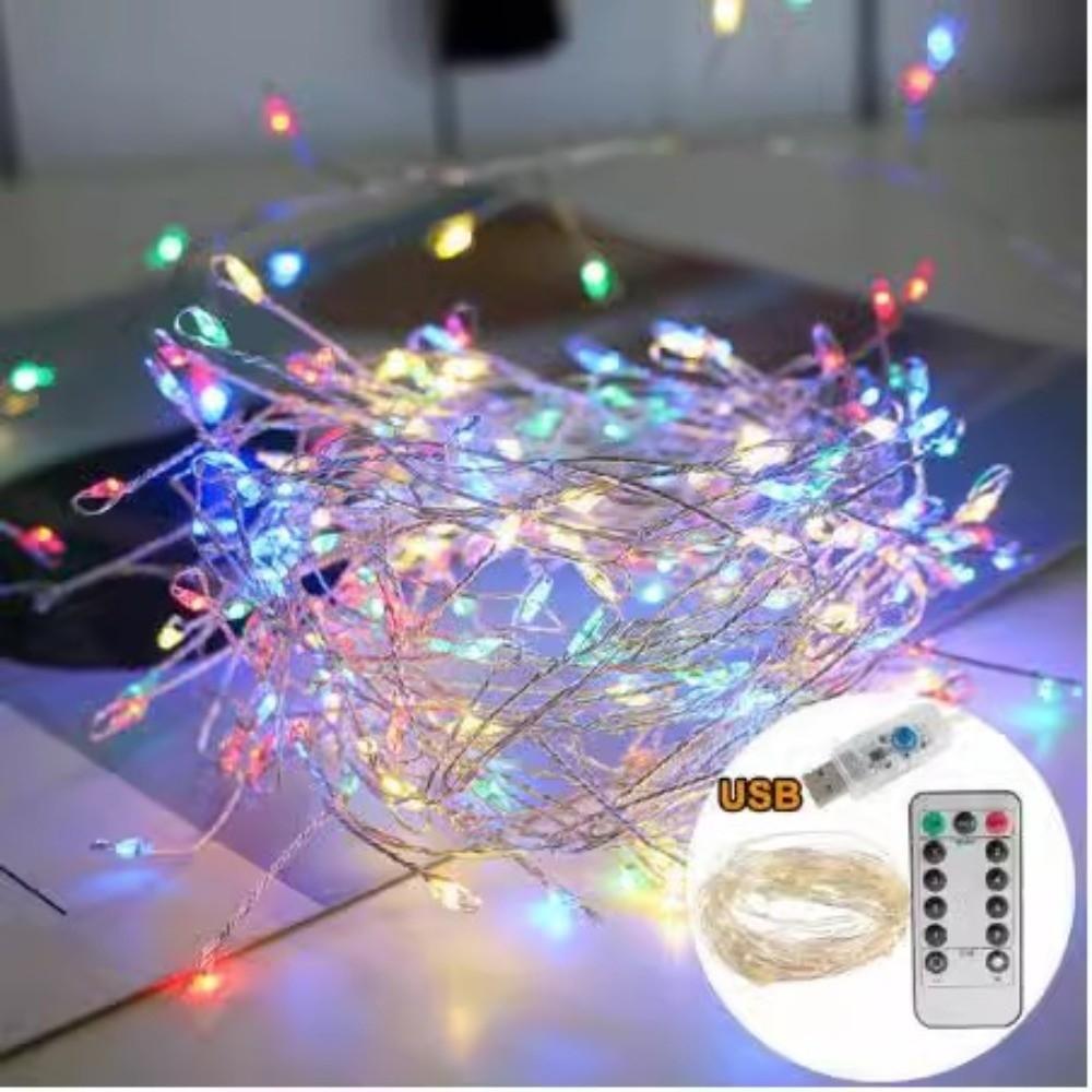 Warm /White/Colorful USB LED String Lights Dimmable Energy Efficient Fairy Lights Waterproof USB Power Supply
