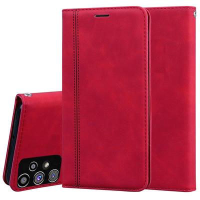 Case For Samsung Galaxy A53 A33 A23 4G 5G Matte Leather Wallet Book Phone Cases For Samsung Galaxy M23 M13 M32 4G 5G Flip Stand Holder Soft Cover