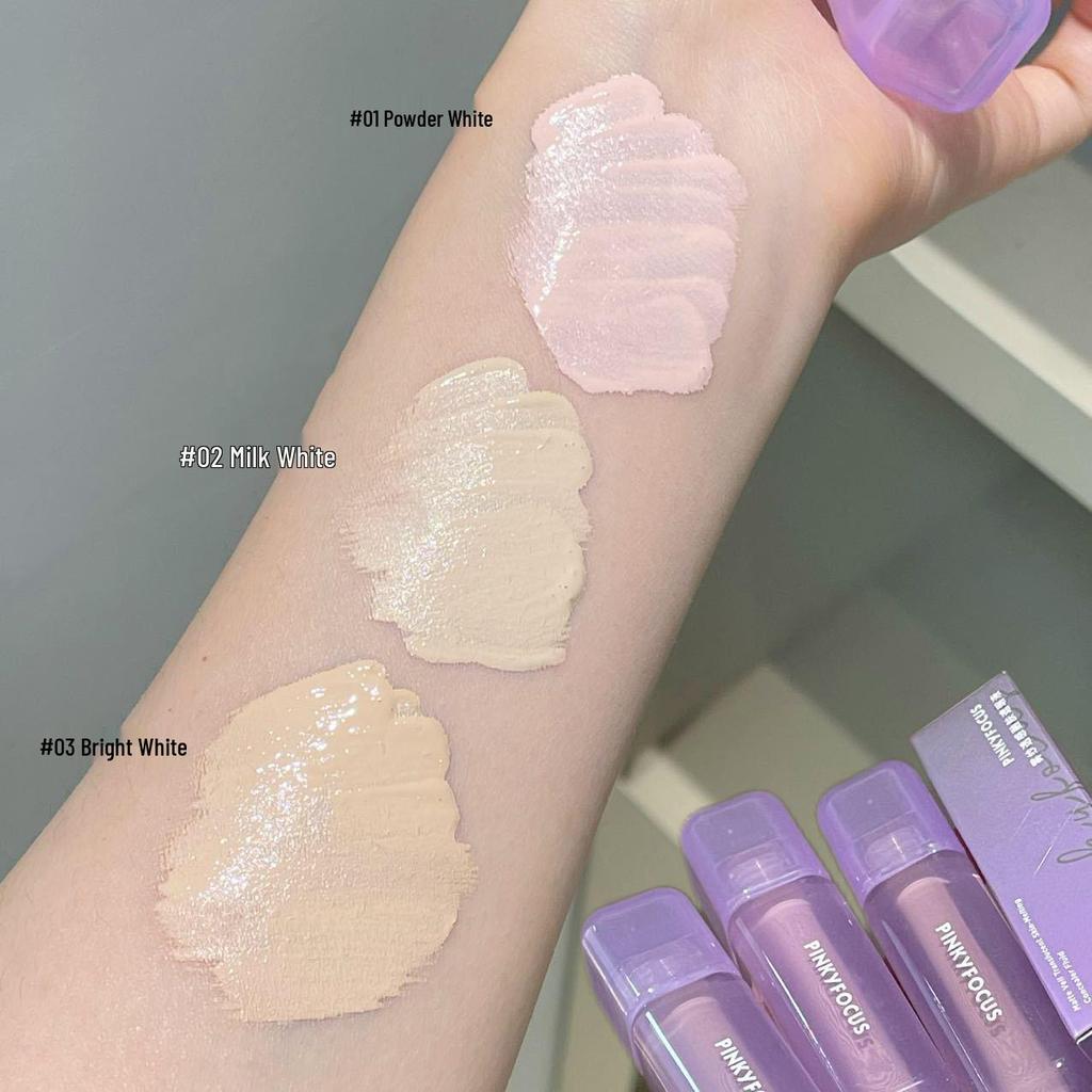 PINKYFOCUS Misty Sheer Hydrating Concealer Foundation - Natural, Clear, and Brightening Formula
