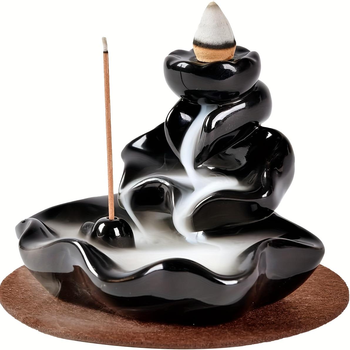 

Creative Backflow Stick Incense Burner Ceramic Censer Home Decoration Use In Home Teahouse Zen Yoga Decor Ornament Home Decor