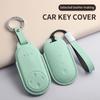 Pu Leather Car Key Case Cover Fob For Aito M9  M5 M7  Car Key Smart Remote Shell Scratch Resistant Protection Accessorie