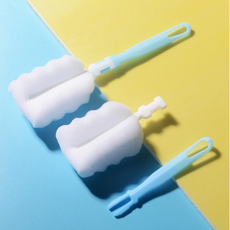 Houbací kartáč s dlouhou rukojetí, čistič lahví na vodu, myčka na kojenecké láhve, kuchyňské hrnky na čištění, hrnky a vakuové baňky