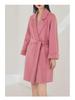 100% Pure Cashmere Double-Sided Women's Petite Woolen Overcoat