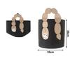 1pc Large Capacity Home Storage Box, Laundry Bin, Felt Storage Basket, Children's Plush Toy Storage Bucket