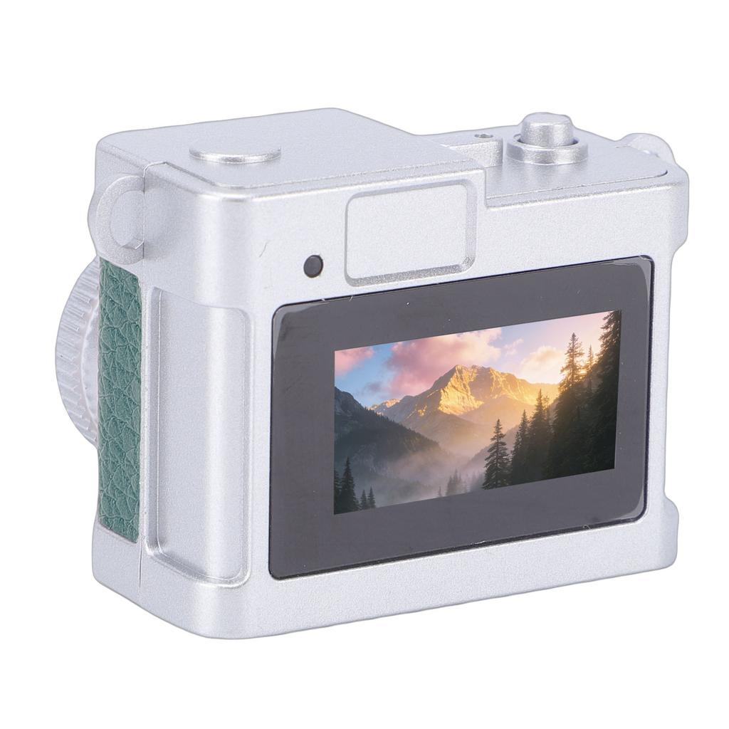 Keychain Camera Tiny Retro Digital Camera with LED Light Filters for Teenagers Adults Photography Beginners Travel