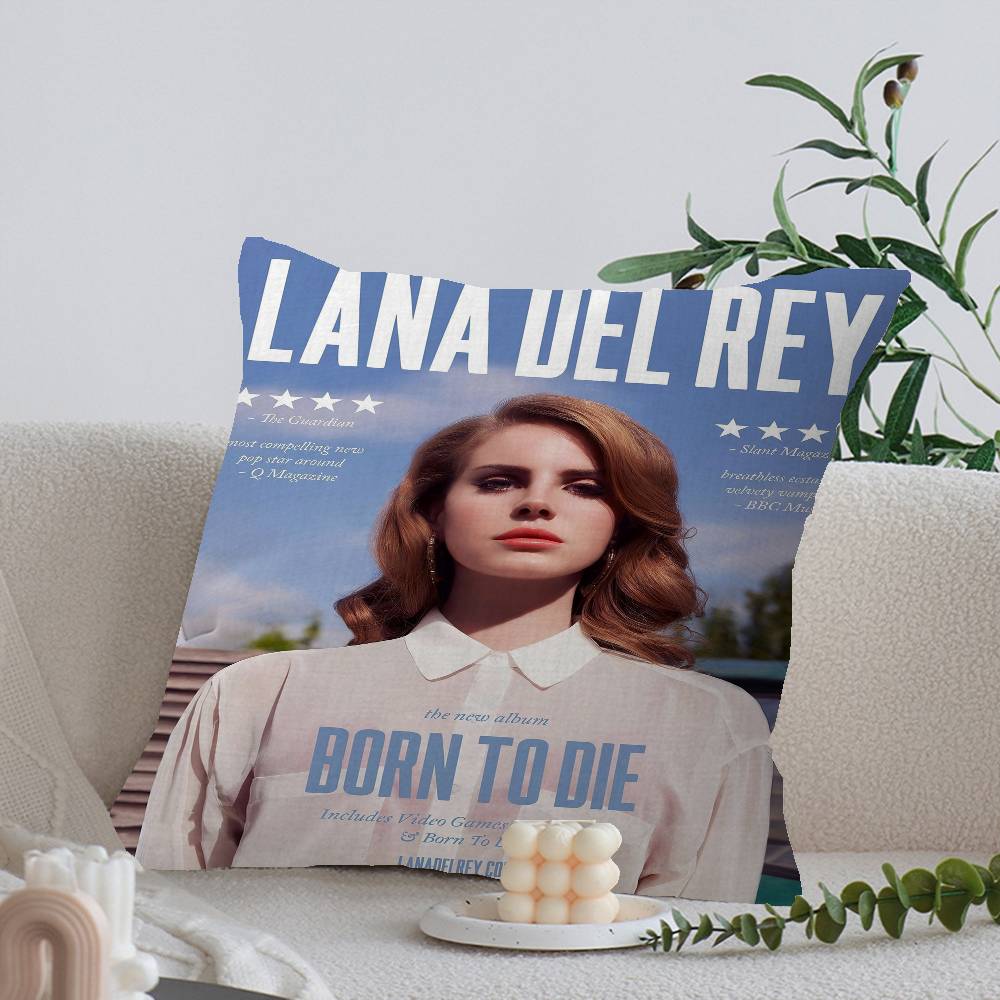 Black And Pink Lana Del Rey Personalized Pillow Cover Kids Bedroom Wild Party Decor Pillowcase Kid Birthday Shower Gift