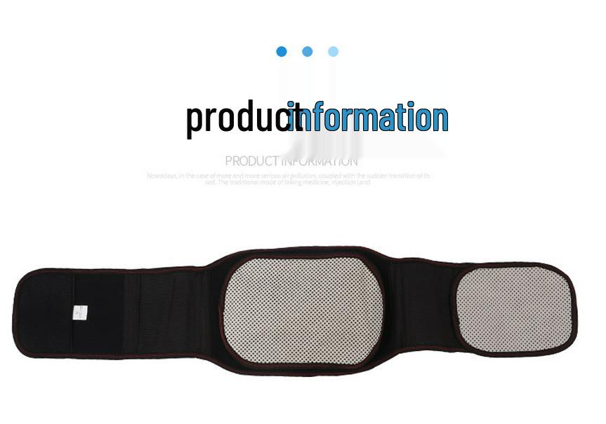 Tourmaline Self-Heating Lumbar Sports Brace with Removable Steel Plate