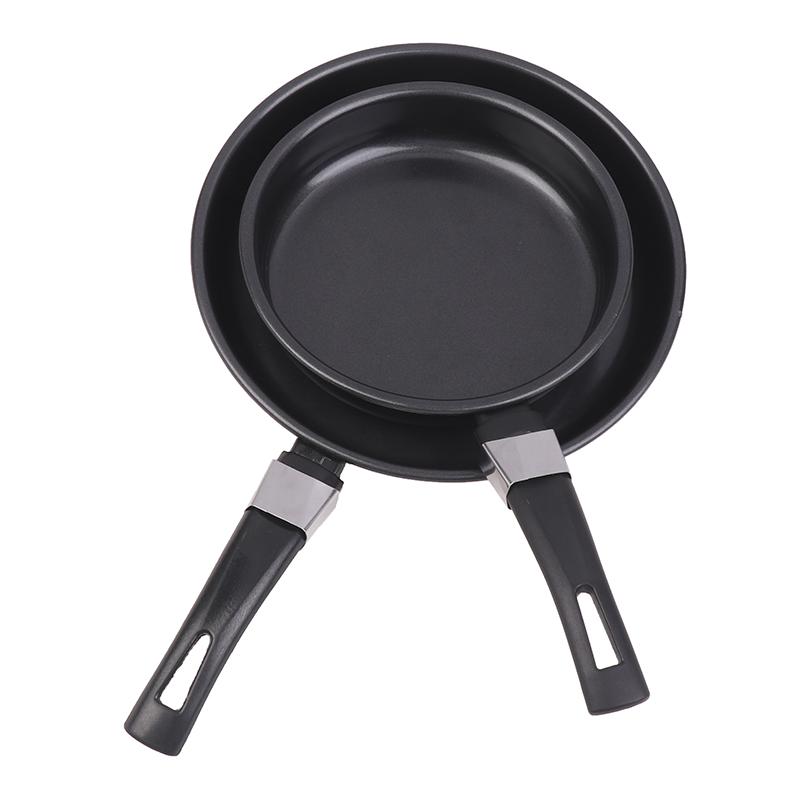 Mini Frying Pan Non-Stick Thickened Stainless Steel Frypan Pot Fried Eggs Saucepan Gas For Home Use Kitchen Cookware