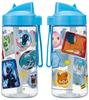 Skater Straw 500ml Plastic Water Pokemon Size PSTB5 Bottle, Spout-Shaped Bottle, Clear, Kids' 24, Boys'