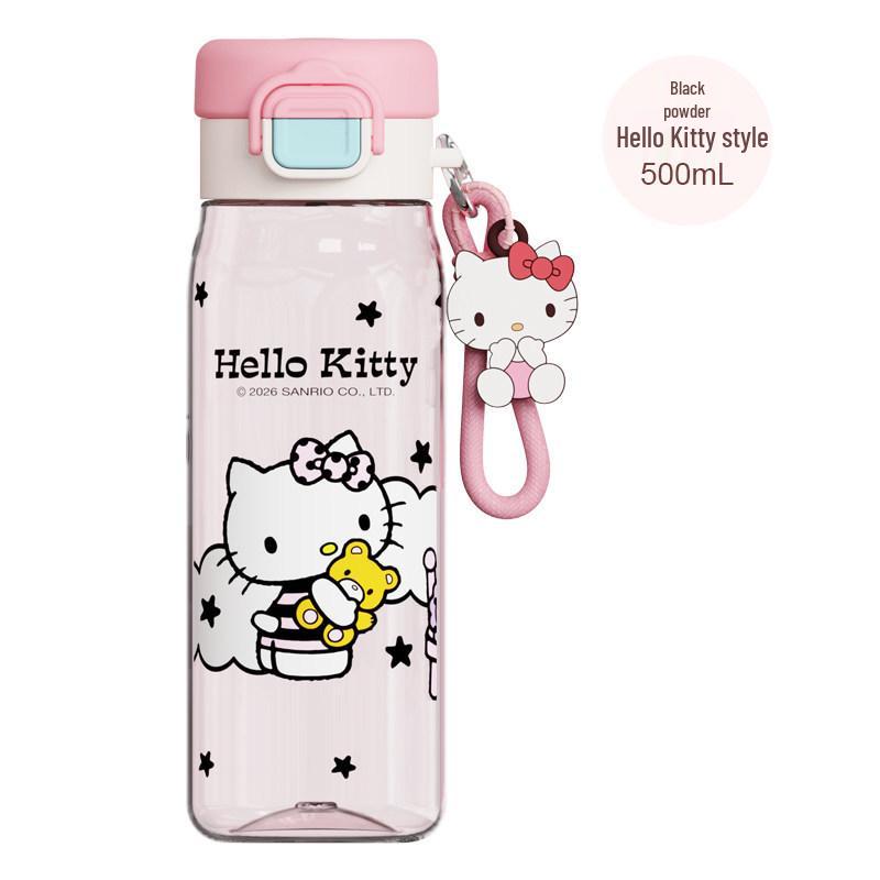 Hello Kitty Summer Water Cup - Stylish & Durable Anti-Fall Design for Students