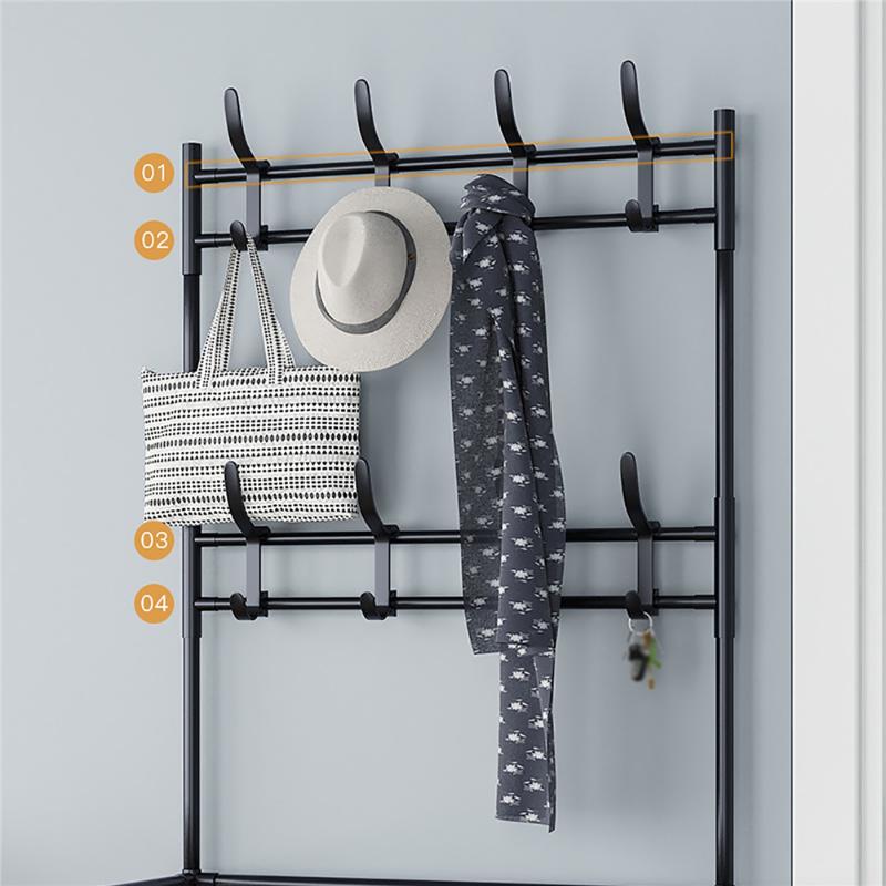 Multi-ayer Shoe Hanger Multifunctional Clothes Rack Hat Hanger Coat Rack Storage Shelf Bedroom Bag Storage Rack Shoe Organizer