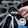 Car Rim Cover Decal Tire Wheel Center Hub Cap Sticker Emblem Decal For Jeep Grand Cherokee WK2 2011-2019 Wrangler YJ TJ JK JL