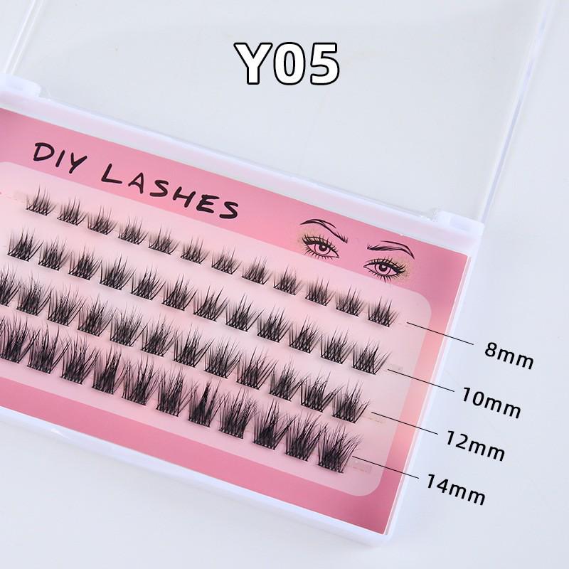 Natural Look Faux Eyelashes: Lazy Dog & Fox Style, Best-Selling, Soft Single Cluster Segments