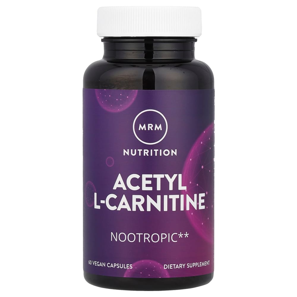MRM Acetyl L-Carnitine Veggie Capsules, 60 Counts