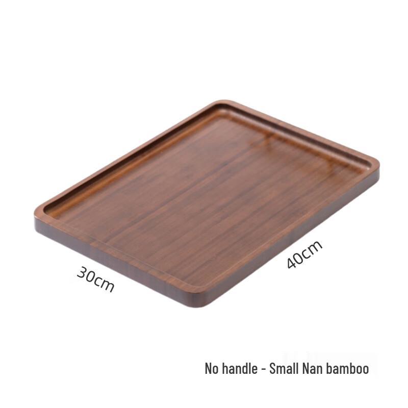 Qin Kai All Bamboo Rectangular Serving Tray with Handle