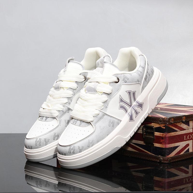 Autumn casual board shoes new summer couple breathable dad shoes leather increase 12