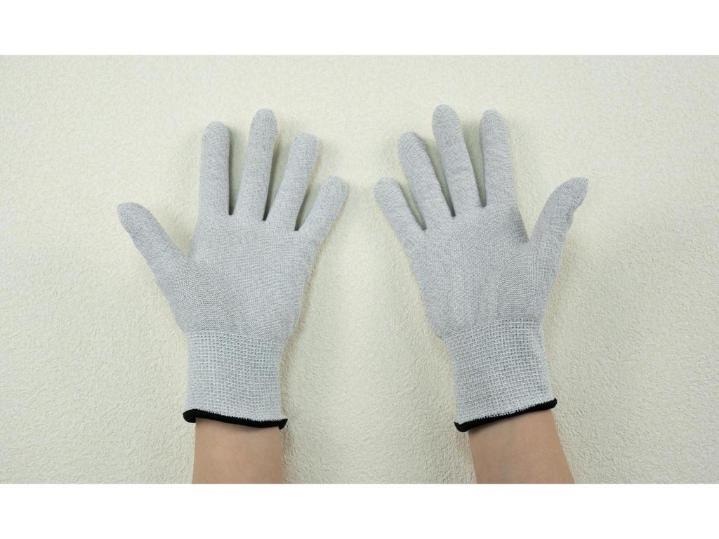 Silver Fiber Conductive Massage Gloves for Pain Relief