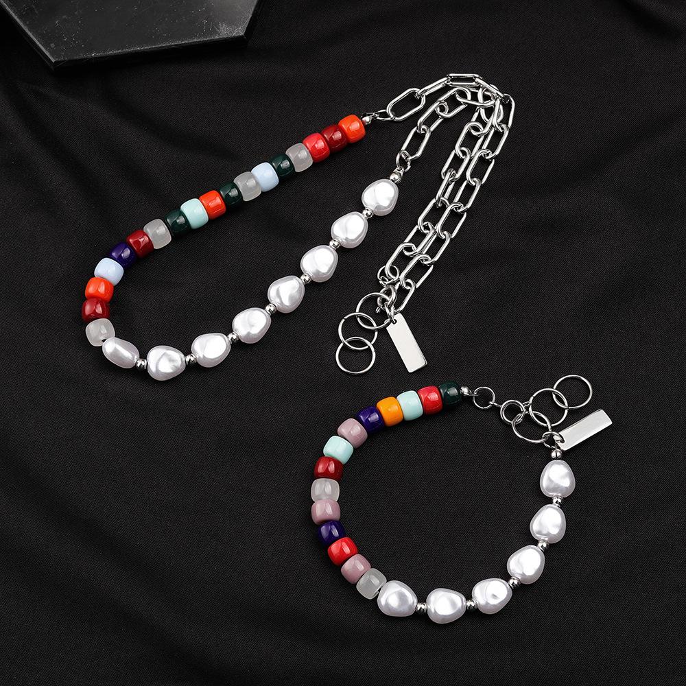Bohemian Baroque Pearl Necklace: European and American Cross-Border Style