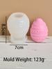 3D Easter Egg Silicone Candle Mold Embossment Egg Candle Making Supplies Plaster Ornaments Handmade Soap Mould Home Decor Gifts