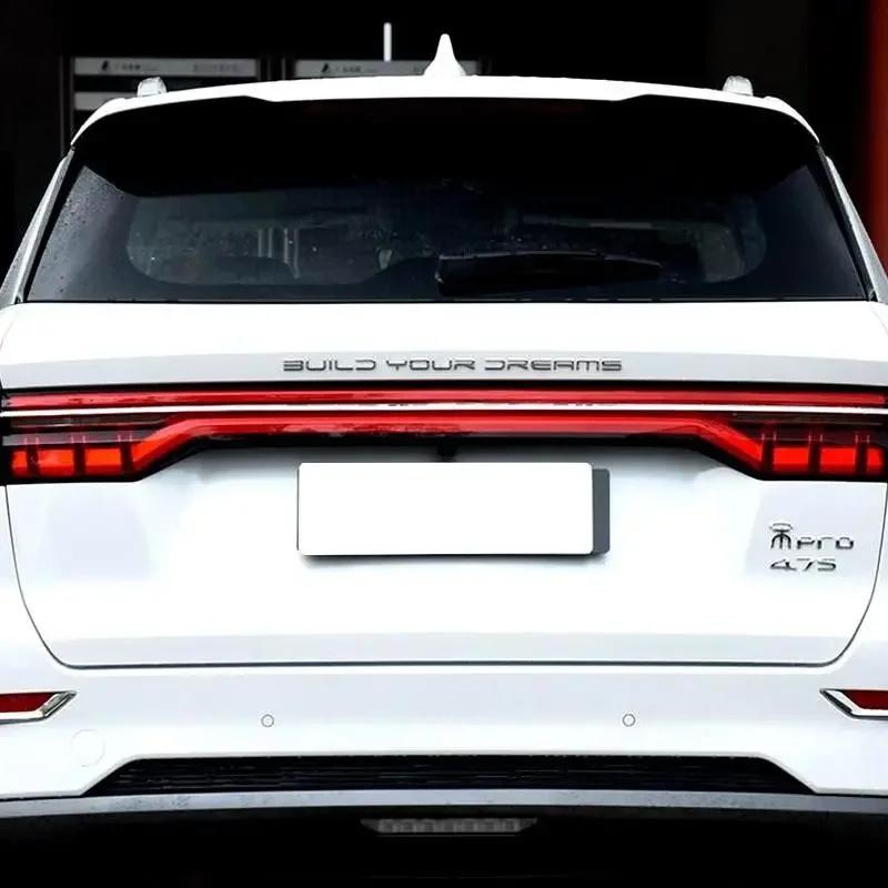 Car Logo Metal Modification BYD ATTO 3 Han Don Build Your Dream Letter Decoration Sticker for BYD Series Car Logo Tail Tag