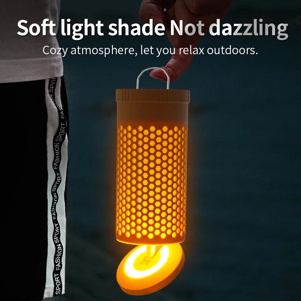 2-in-1 LED Camping Lights with Zoom & Adjustable Pole Multifunctional Table Light Desk Lamp Emergency Work Light Tent Lantern