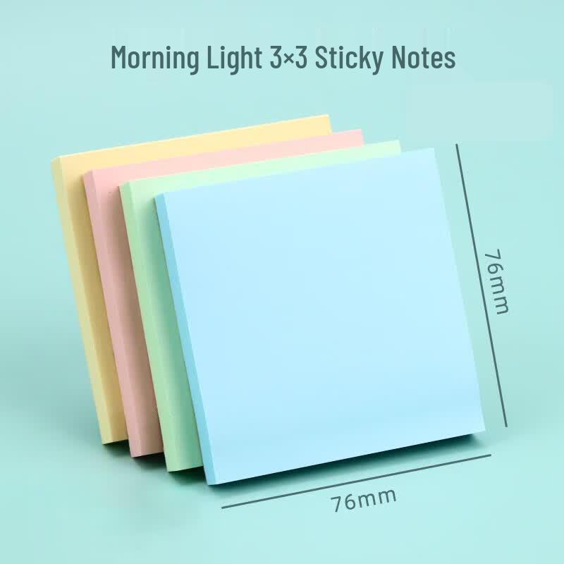 M&G YS-153 3x3 Full-Adhesive Colorful Sticky Notes, 10-Pack