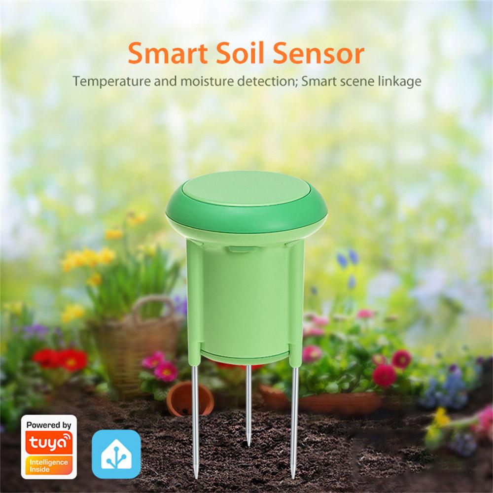 NEO ZigBee NAS-STH01B IP66 Waterproof Smart Soil Sensor Soil Temperature Humidity Monitor with App Control for Gardening