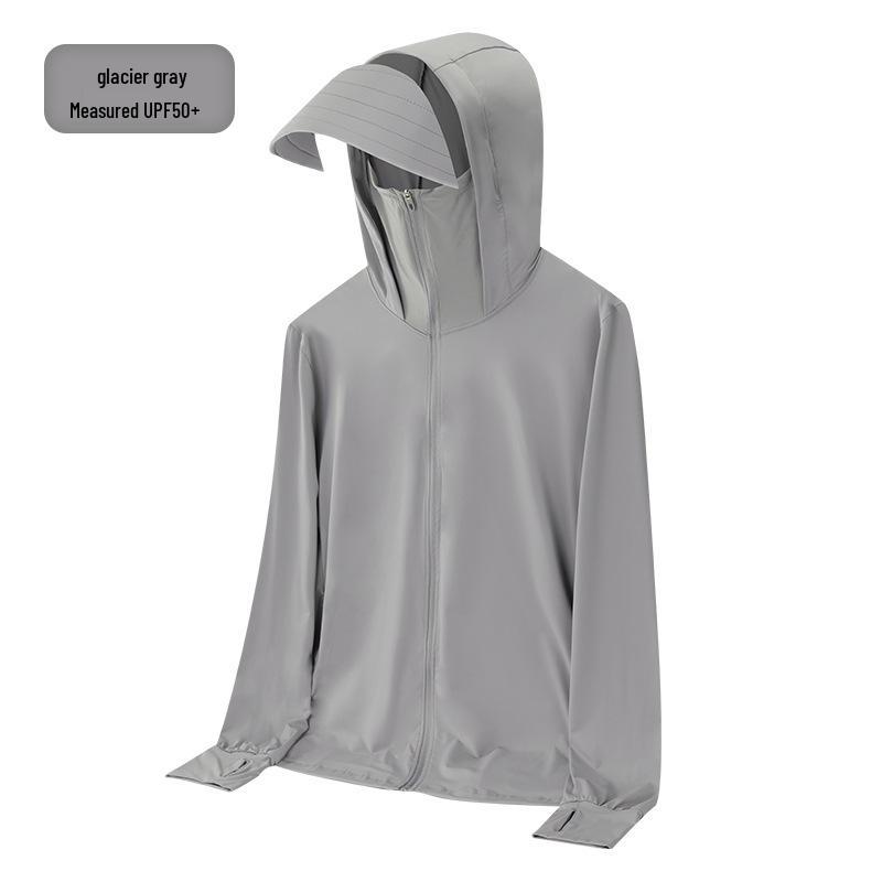 

Парные солнцезащитные куртки с УФ-защитой, быстросохнущие, дышащие, с ледяным эффектом для мужчин и женщин 2XL