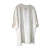 Benjaboijeu 1 [Draft] White Oversized Damaged Short Sleeve