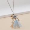 Skeleton Pendant Skeleton Necklace Couple Accessories Skeleton Bride Halloween Keychain Necklace Earrings Set