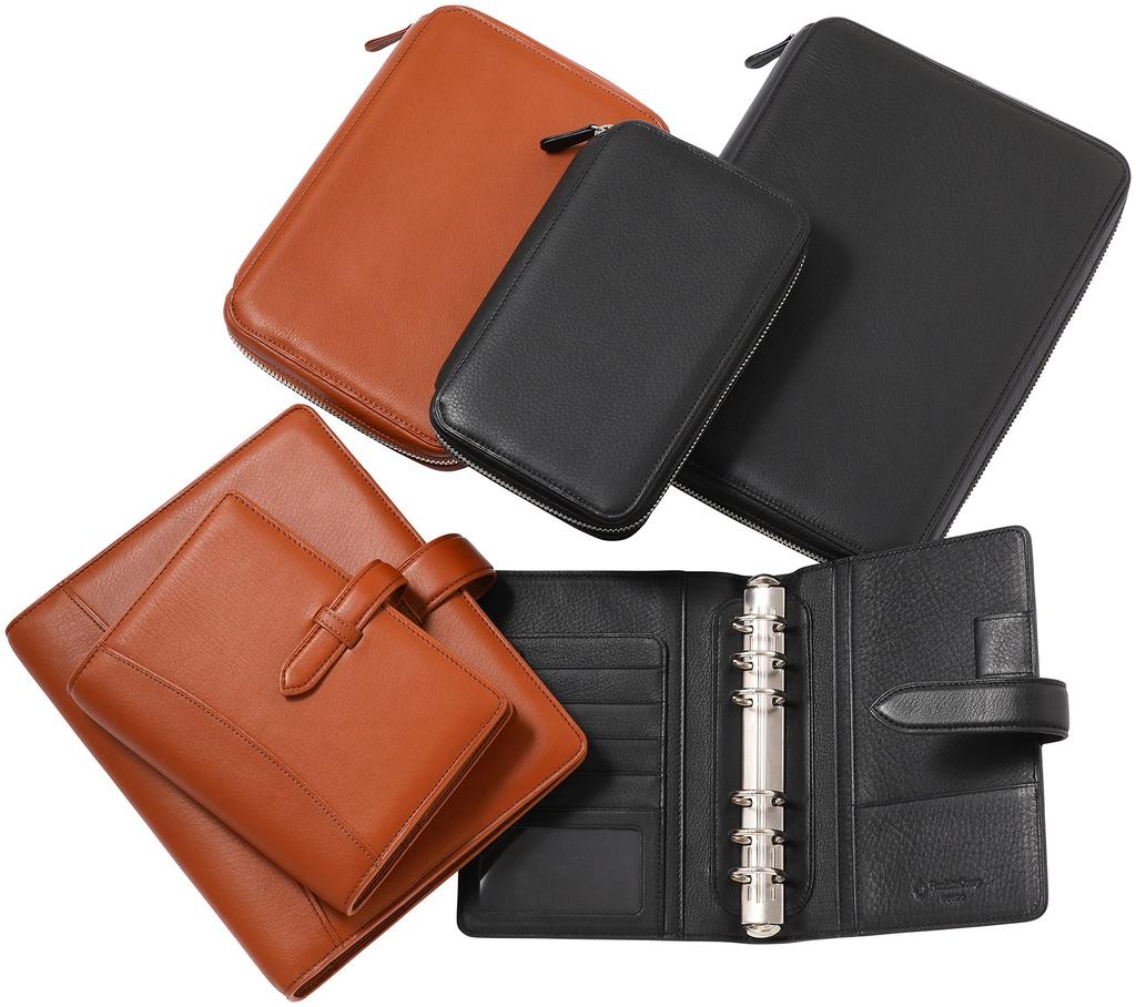 Franklin Planner Calm Soft Leather Binder 30mm Brown Classic Size 65623