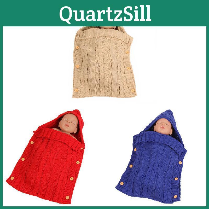Baby Sleep Sack Made Of Wool Yarn With Button Design For Childs Comfort