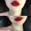 Retro Red Lips~Lip Glaze, Rust Brown Lip Mud, Matte Finish, Long-Lasting, Non-Fading Nude Lipstick for Students Without Makeup